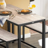 SoBuy Tavolo con 2 panche 110x58x74cm OGT25-HN