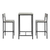 SoBuy Tavolo con 2 sedie 60x60x97cm OGT27-HG