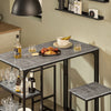 SoBuy Tavolo con 2 sgabelli 110x60x97cm OGT43-HG
