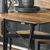 SoBuy Tavolo con 4 sedie 110x70x76cm OGT49-F