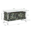 SoBuy Tavolo pieghevole 120x47x(54/62/70) cm OGT50-TN