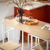 SoBuy Tavolo con 2 sgabelli 108x58x89 cm OGT51-WN