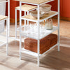 SoBuy Tavolo con 2 sgabelli 108x58x89 cm OGT51-WN