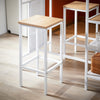 SoBuy Tavolo con 2 sgabelli 108x58x89 cm OGT51-WN