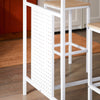 SoBuy Tavolo con 2 sgabelli 108x58x89 cm OGT51-WN