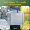 Sobuy SDA12-SIL Tela di ricambio per Garage Auto per Esterno, Tenda per Bicicletta, Casetta da Giardino, Box Moto Impermeabile, Tendone per Auto, Moto e Attrezzi, Argento, 159x219x165cm