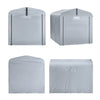 Sobuy Tela di ricambio per Garage Auto per Esterno, Tenda per Bicicletta, Casetta da Giardino, Box Moto Impermeabile, Tendone per Auto, Moto e Attrezzi, Argento, 159x219x165cm SDA12-SIL