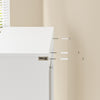 SoBuy STR16-W Scaffale a Giorno Sospeso con 4 Ripiani, Bianco - immagine 4/12