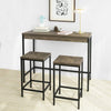 SoBuy Tavolo con 2 sgabelli 121x46x97cm OGT30-N