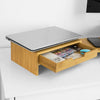 SoBuy Supporto monitor in bambù 60x22x11cm BBF04-N