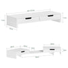 SoBuy Supporto monitor 107x22x11cm BBF04-W