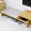 SoBuy Supporto monitor in bambù 104x22x15cm BBF07-N