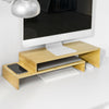 SoBuy Supporto monitor in bambù 104x22x15cm BBF07-N