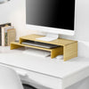 SoBuy Supporto monitor in bambù 104x22x15cm BBF07-N