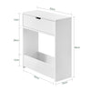 SoBuy Mobiletto armadietto 55x20x60cm BZR48-W