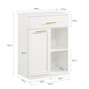 SoBuy Mobile armadio con portabiancheria 66x37x95cm BZR66-W