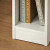 SoBuy FBT111-WN Comodino con cassetto stretto Tavolino divano Tavolino comodino Bianco 20x35x60 cm