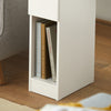 SoBuy FBT111-WN Comodino con cassetto stretto Tavolino divano Tavolino comodino Bianco 20x35x60 cm