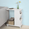 SoBuy Tavolino con ruote 53x31x63cm FBT67-W