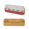 SoBuy Appendiabiti da parete in bambù 55x3x19cm FHK16-R