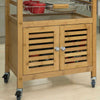 SoBuy Carrello da cucina in bambù 56x36x92cm FKW53-N