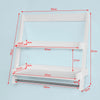 SoBuy Mensola portasciugamani 63x21x57cm FRG117-W