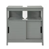 SoBuy Mobile sottolavabo con ante scorrevoli 60x30x61cm FRG128-SG