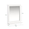 SoBuy Specchio da parete 40x10x50cm FRG129-W