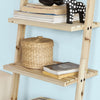 SoBuy Scaffale a scala in abete 41x30x165cm FRG161-N