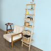 SoBuy Scaffale a scala in abete 41x30x165cm FRG161-N