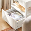 SoBuy Comodino con cassetti 38x45x55cm FRG258-W