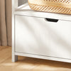 SoBuy Comodino con cassetti 38x45x55cm FRG258-W