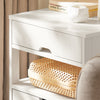 SoBuy Comodino con cassetti 38x45x55cm FRG258-W