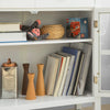 SoBuy Credenza con ante in vetro 80x34x80cm FSB23-W