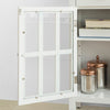 SoBuy Credenza con ante in vetro 80x34x80cm FSB23-W