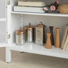 SoBuy Credenza con ante in vetro 80x34x80cm FSB23-W