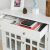 SoBuy Credenza con ante in vetro 80x34x80cm FSB23-W