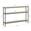 SoBuy Consolle tavolo salvaspazio 120x20x77cm FSB49-PZ