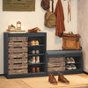 SoBuy Scarpiera con anta scorrevole 80x35x89cm FSB65-HG