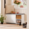 SoBuy Panca scarpiera 90x24x46cm FSR119-W
