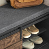 SoBuy Panca scarpiera con ante scorrevoli 80x35x48cm FSR120-HG
