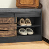 SoBuy Panca scarpiera con ante scorrevoli 80x35x48cm FSR120-HG
