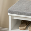 SoBuy Panca scarpiera 81x36x46cm FSR126-W
