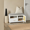 SoBuy Panca scarpiera 81x36x46cm FSR126-W