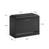SoBuy Panca scarpiera 60x30x44cm FSR16-SCH