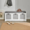 SoBuy Panca scarpiera 105x35x43cm FSR23-W