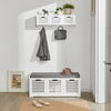 SoBuy Panca scarpiera 105x35x43cm FSR23-W
