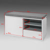 SoBuy Panca scarpiera 80x35x46cm FSR37-W