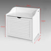 SoBuy Portabiancheria con seduta 50x35x53cm FSR40-W