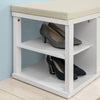 SoBuy Panca scarpiera 94x40x45cm FSR52-W